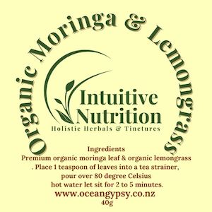 Moringa & Lemongrass Herbal Tea - High in Nutrient esp. Vitamin C, Iron & Potassium