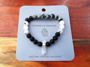 Womenswear: Guidance & Strength Crystal Bracelet