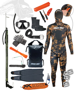 Skin diving equipment: Traveller Spearfishing Package Weedline