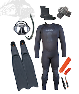 Skin diving equipment: Freedive Multi Sport Package I Black