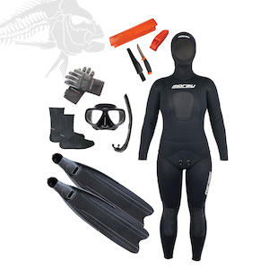 Skin diving equipment: Women's Start Up Package Black