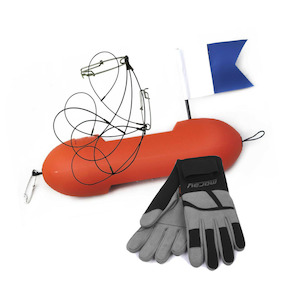 Skin diving equipment: Gift Pack Five - Gloves & Float