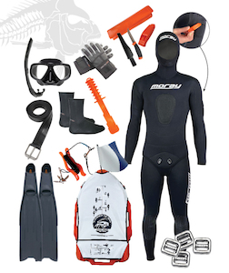 Skin diving equipment: Kai Gatherer Package Black