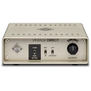 Direct Boxes: United Studio Technologies Vintage Direct  -  Vintage-Style large-Transformer Direct Box