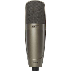 Microphones: Shure KSM 42  Large Diaphragm  Condenser Microphone