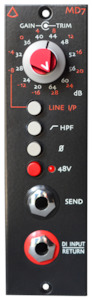 500 Series: Avedis Audio MD7 500 Series Mic/Line/DI Preamp Module