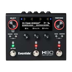 Eventide H90 DARK Premier Multi-FX pedal with 62 studio-quality effects and flex…