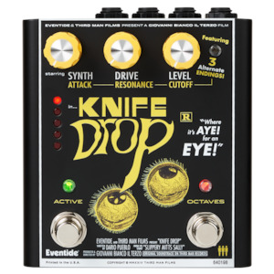 Guitar Fx: Eventide & Third Man Hardware Knife Drop - Sub Octave Fuzz , Analog Synth Terror