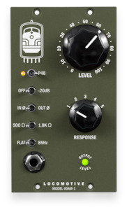 Outboard: Locomotive Audio Model 40AM-1 500 Series Tube Preamp