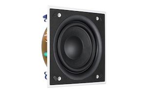 In-Ceiling & In-Wall Speakers: KEF Ultra Thin Bezel 8' Square In-Wall Subwoofer. THX ULTRA2