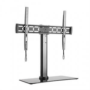 Computer Accessories: Tempered Glass TV Desk Stand for 32"-55" TV's