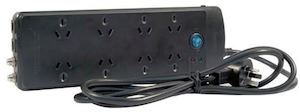 JACKSON 8-Way Protected Power Board With Telephone And TV Line