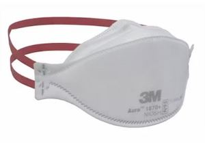 N95 Particulate Respirator Mask 3M Aura 1870+ BX/20