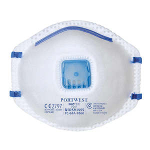 Portwest FFp2 Valved Dust Mist Respirator- BOX 10