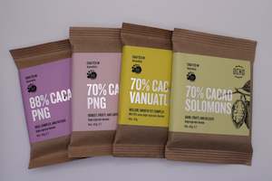 Manufacturing: 4 Squares Single origin Gift Pack