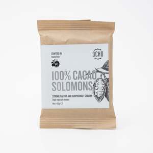 Manufacturing: 100% Cacao Solomons