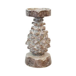 Pinecone Candleholder - Large