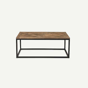 Furniture: Parquet Top Coffee Table