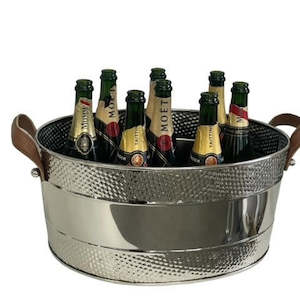 Oval Hammered Party Bucket