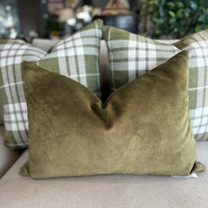 Furniture: Lovely Moss Lumbar Cushion