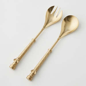 Furniture: Honeycomb Salad Servers