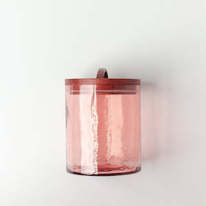 Furniture: Blush Glass Canister