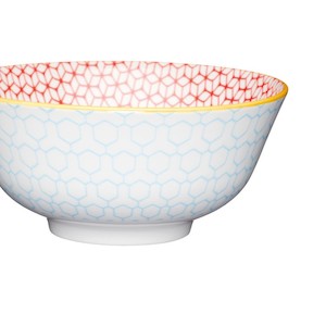 Geometric Blue Bowl