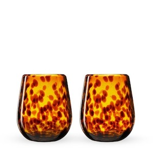 Tortuga Stemless Wine Glass (Set of 2)