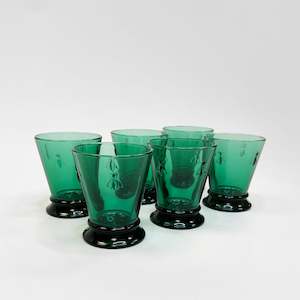 Furniture: Bee Tumbler - Dark Green - Set 6