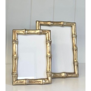 Furniture: Chunky Gold Bamboo Frame 6x4