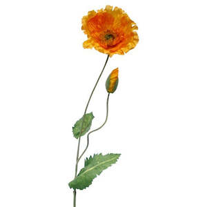 Furniture: Poppy with Bud Tangerine