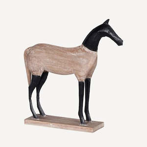 Horse Decor - Wood & Iron