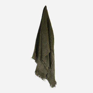 Otago Green Throw