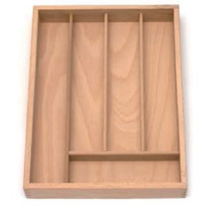 Beech Wood Cutlery Box