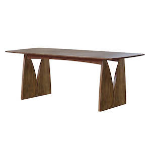 Turner Dining Table - Dark Oak