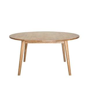 Furniture: Vassa Round Table 150cm - Natural Oak