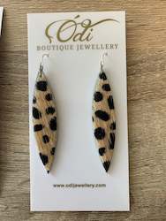 Wild Cat Marquise Earrings