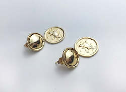 Zodiac Coin Earrings