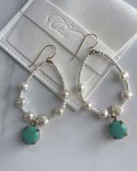 Vintage Tears- Pearl Turquoise