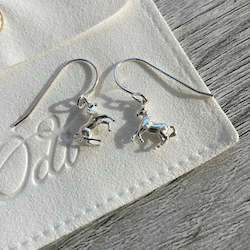 Jewellery manufacturing: Odi Jewellery - Tiny Prancing Horse Earrings