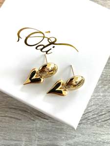 Jewellery manufacturing: lOVE UNDER THE STARS-GOLD-EARRINGS-GIFT-CHARM JEWELLERY