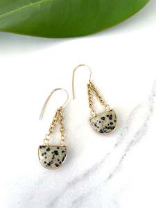 Jewellery manufacturing: Dalmatian Jasper Gem Dangles