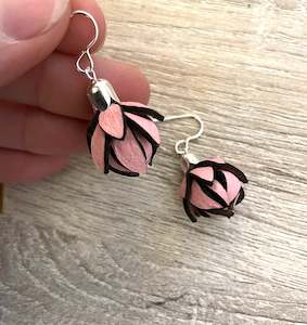 Just Pink-Wild Flowers-Stainless Steel Hoops