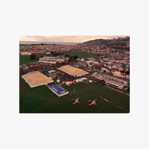 Books: Tent Village Aerial Photo Print