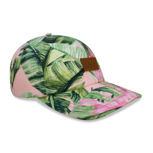 The pink cabana 6 panel dad hat