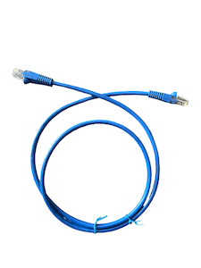 Cat.5e UTP patch cable 24AWG, 1m blue