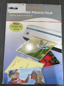 Sovereign Laminating Pouch Film – A3 Size, 80 Microns, Gloss 100 Pouches (Demo Box)