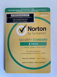 Norton Security Standard – 1 Year Subscription for 1 Device