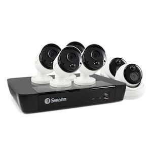 Swann NVR8CH/4K Cap/2TB/4 x 5MP Bullet Cam/2x5MP Dome Cam