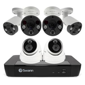 Swann Nvr8-8580 4k /2tb /4xnhd-887msfb/2xnhd-888msd Dome Cam